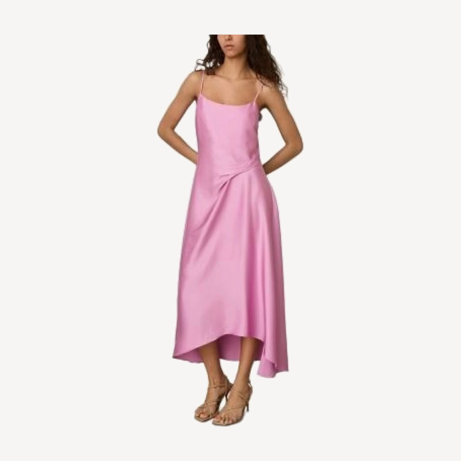 Reiss Zoey Drape Slip Dress