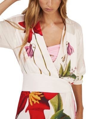 Reiss New York Botanical Garden Nola Waisted Maxi Dress