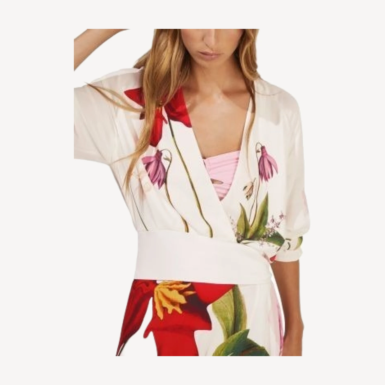 Reiss New York Botanical Garden Nola Waisted Maxi Dress