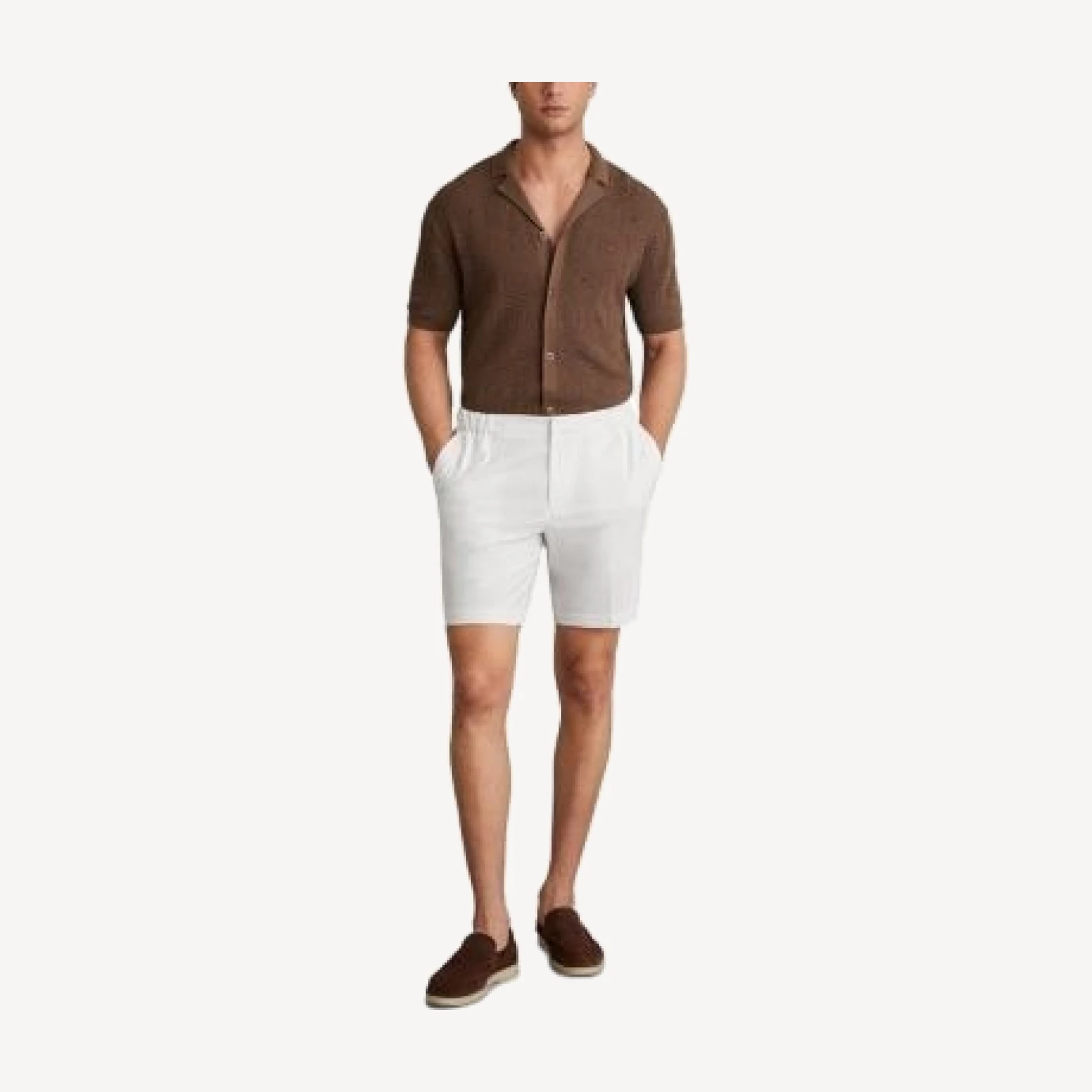 Reiss Drawstring Slim Fit Chino Shorts