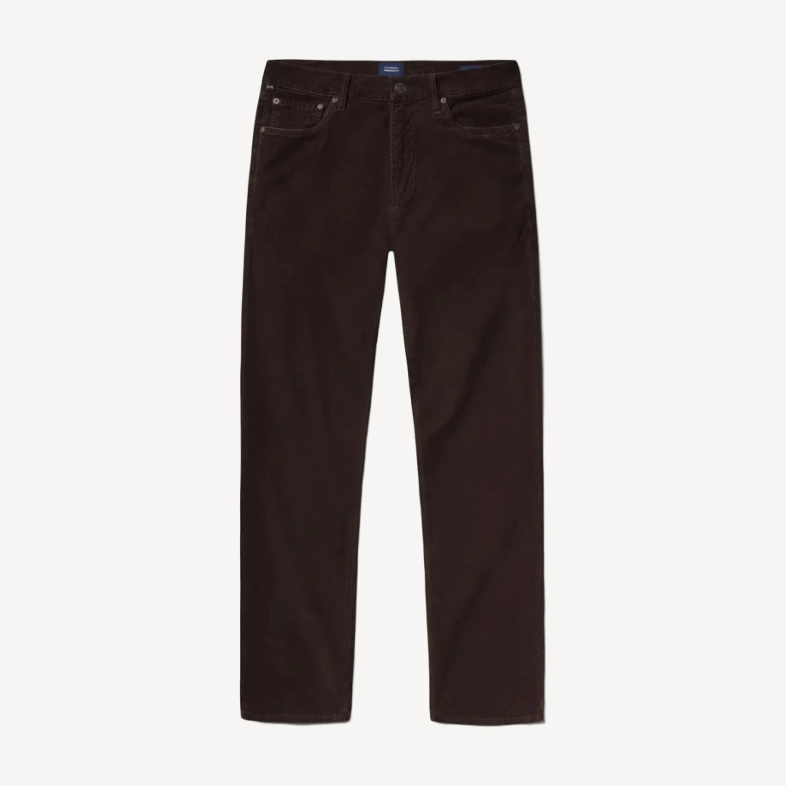 Gage Slim Straight Corduroy in Brown
