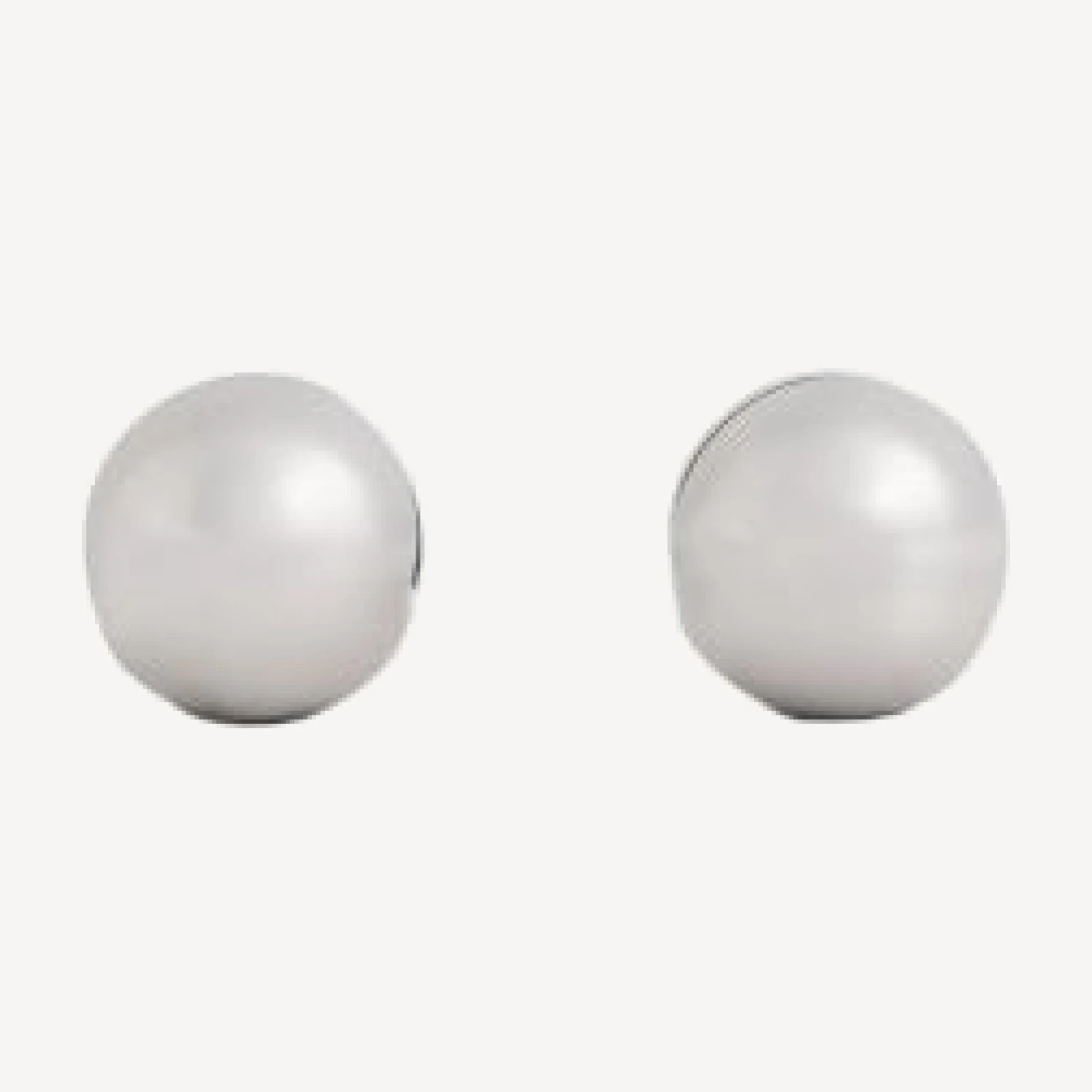 Reiss Pollie Polished Ball Huggie Earrings