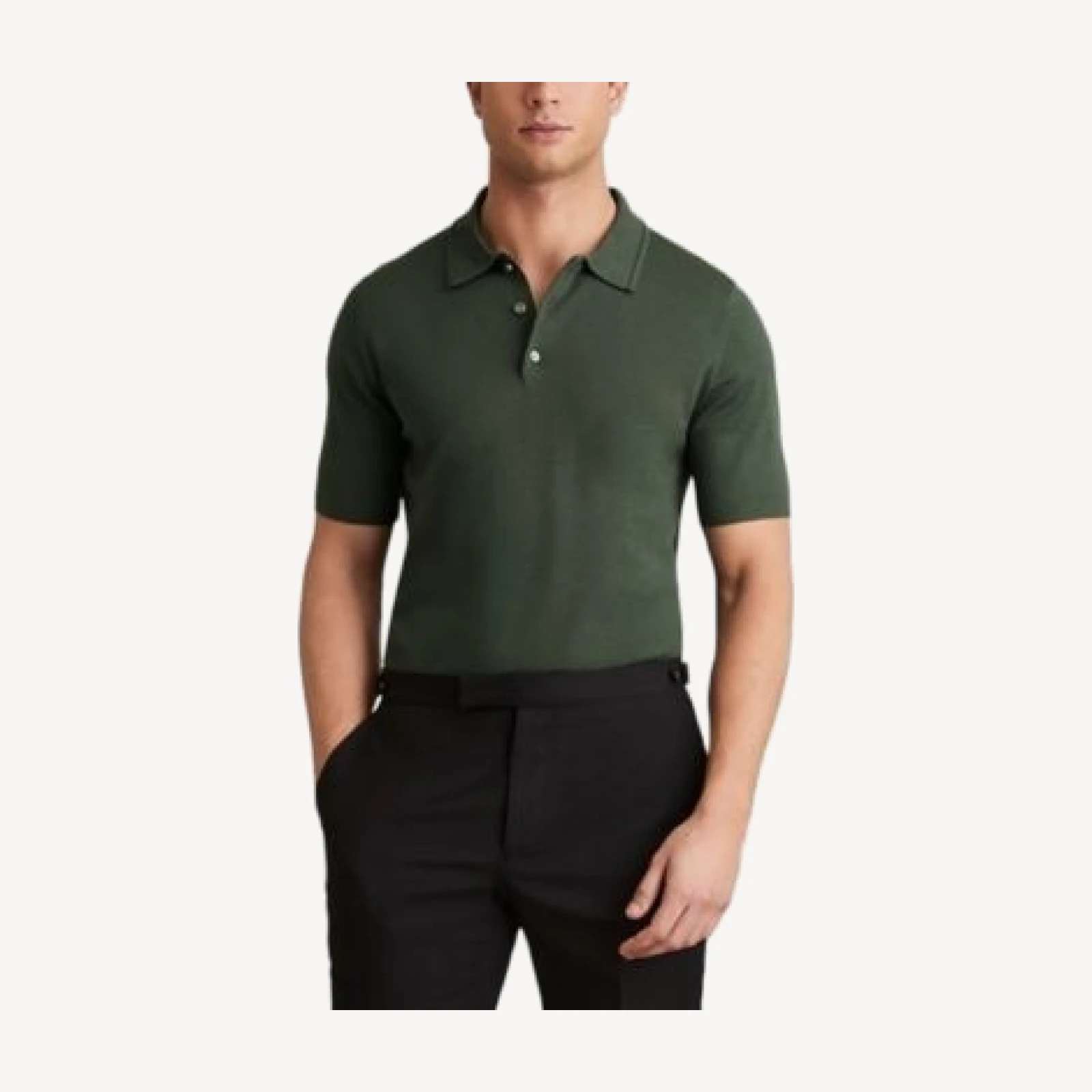 Reiss Merino Wool Polo Shirt