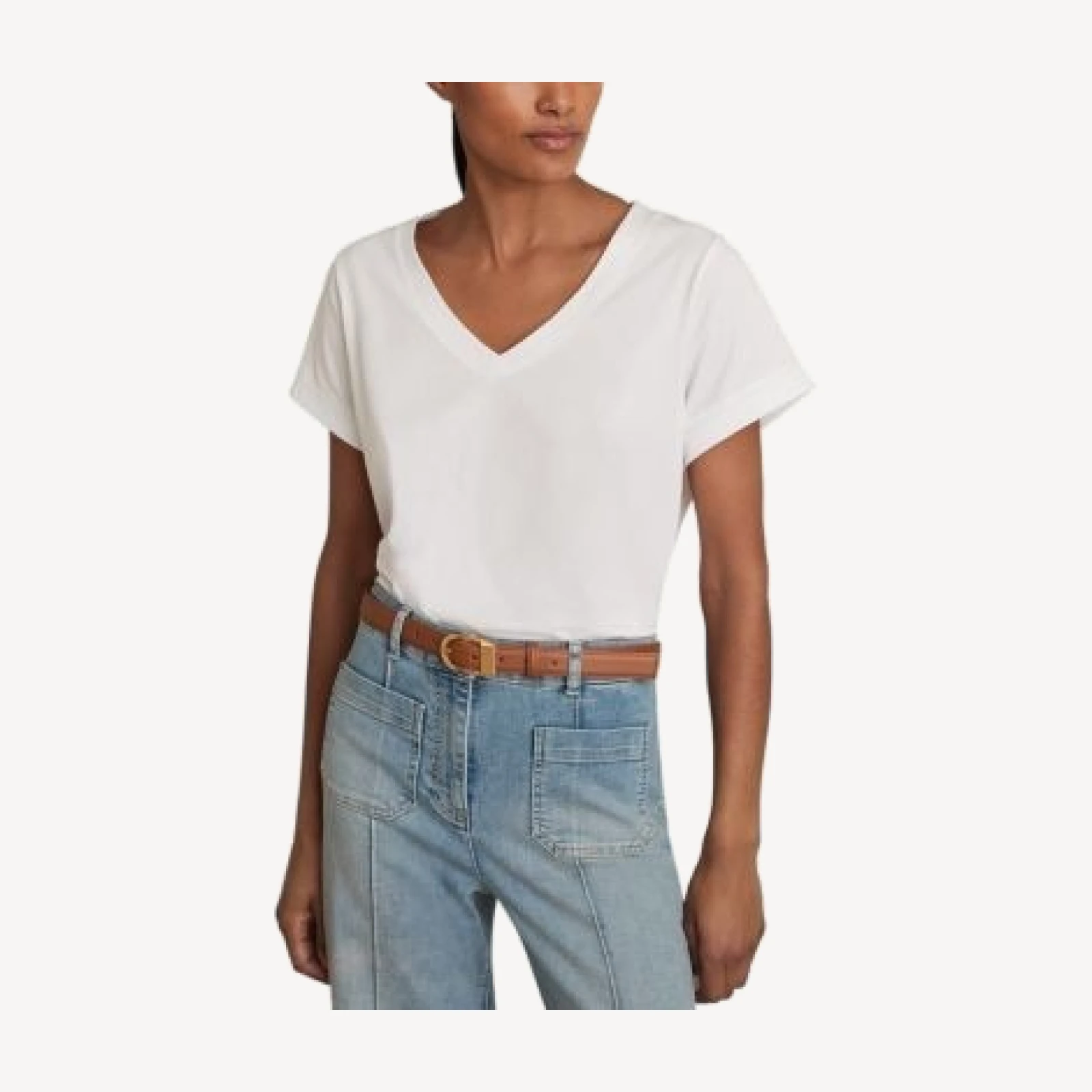 Reiss Luna V Neck Tee