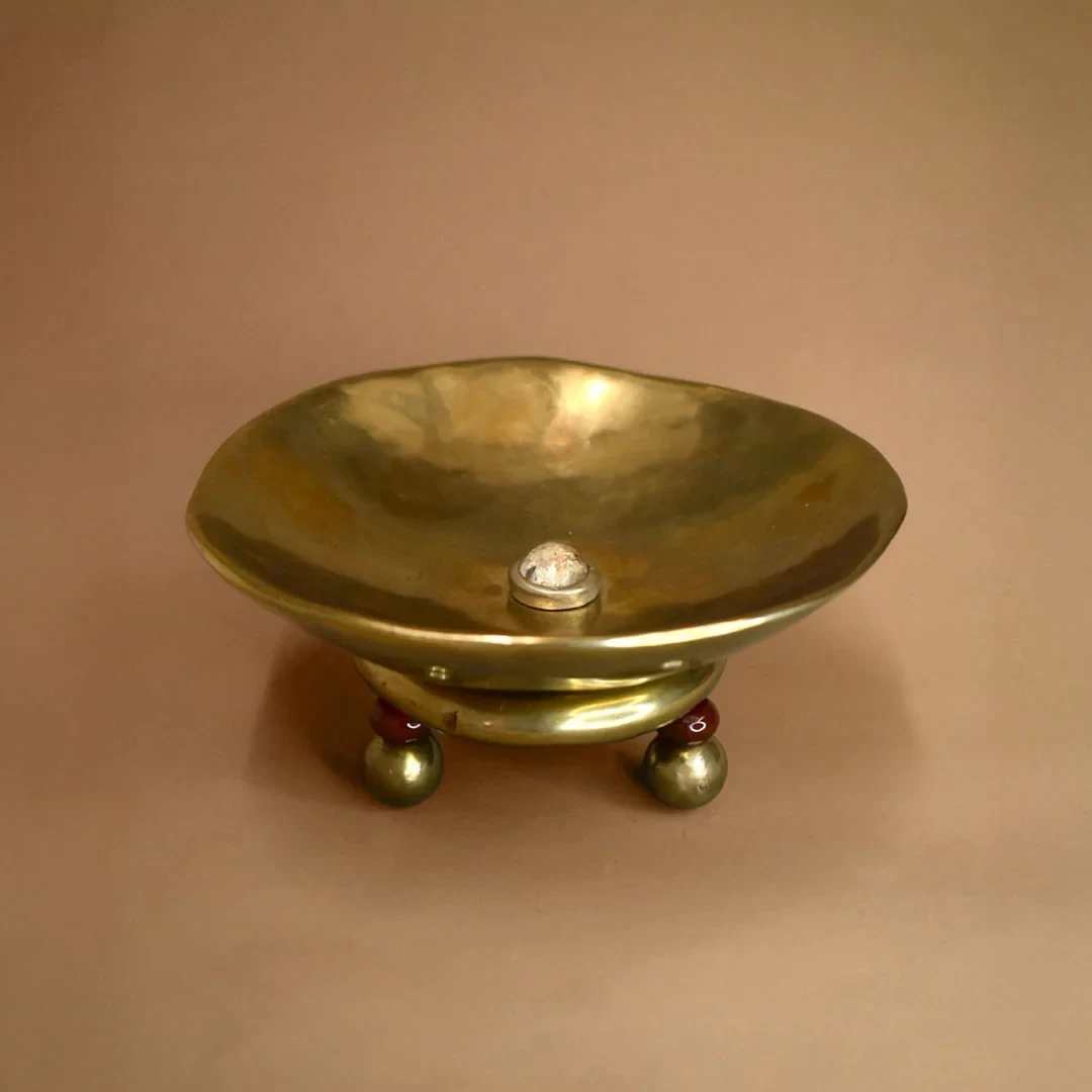 Terra Firma Reflecting Bowl 01 - Bronze, Silver & Terra Firma Quartz