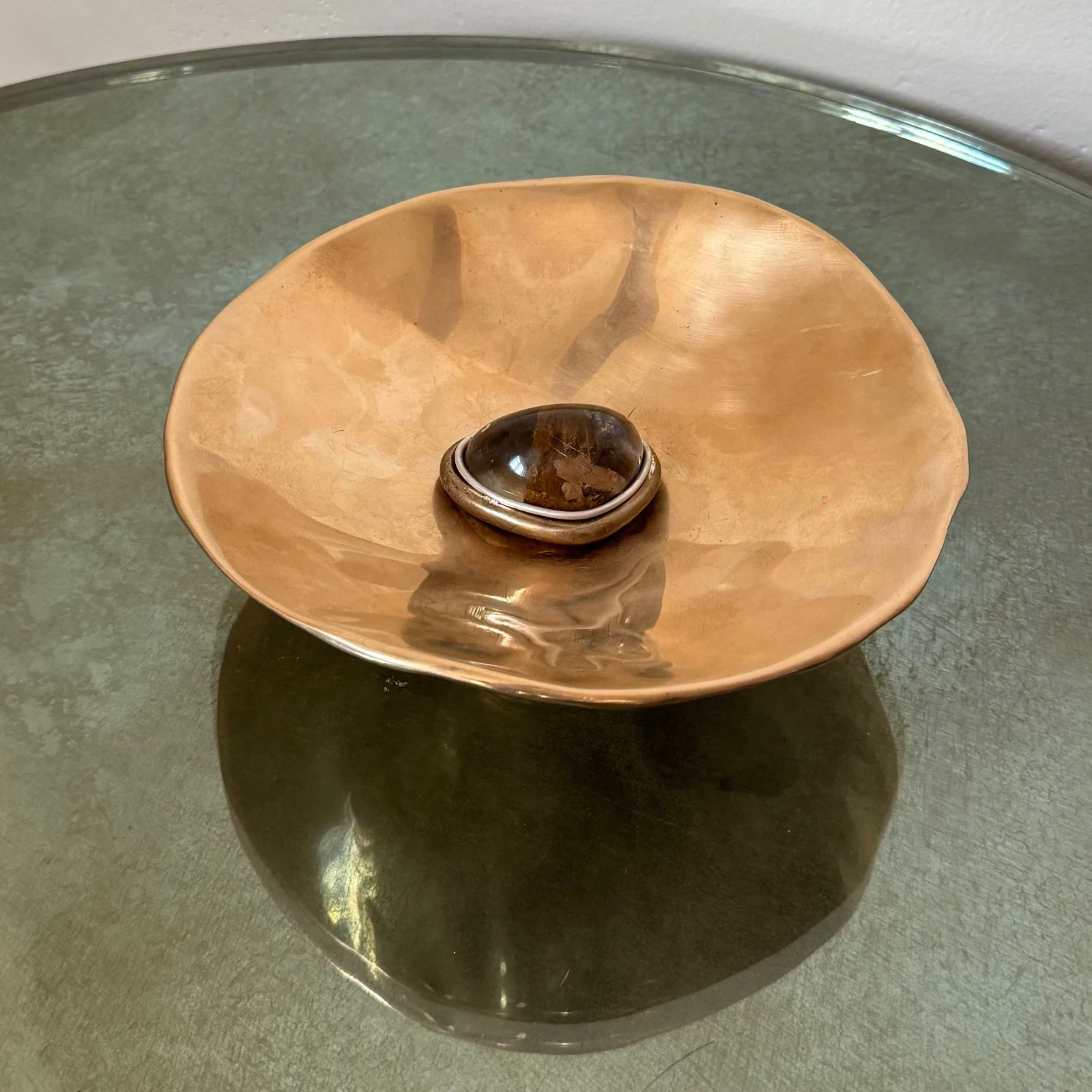 Terra Firma Reflecting Bowl 02 - Bronze, Silver & Terra Firma Quartz