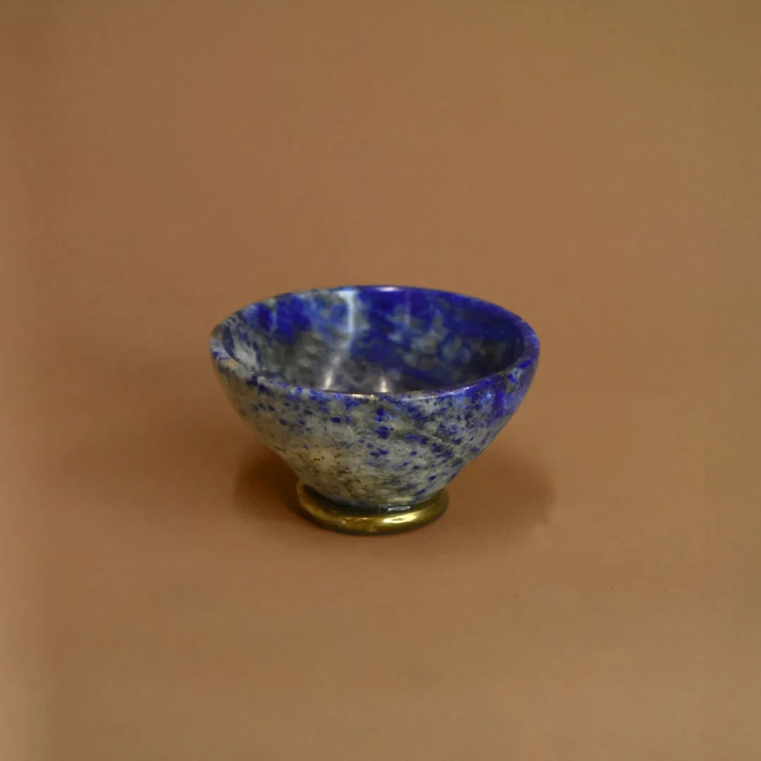 Small Lapis Bowl - Bronze & Lapis