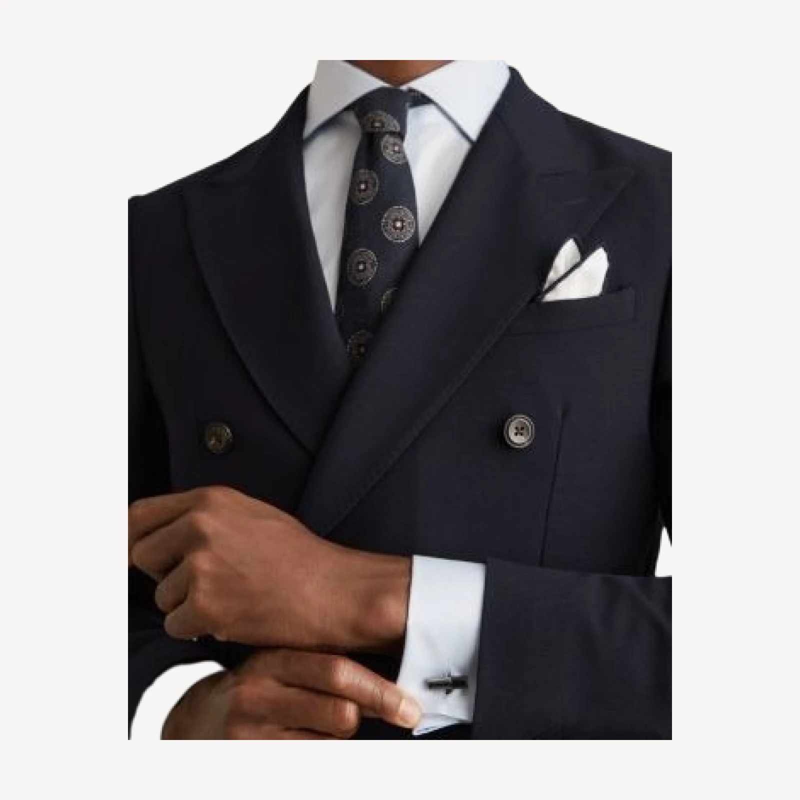 Reiss Dexter Barrel Cufflinks