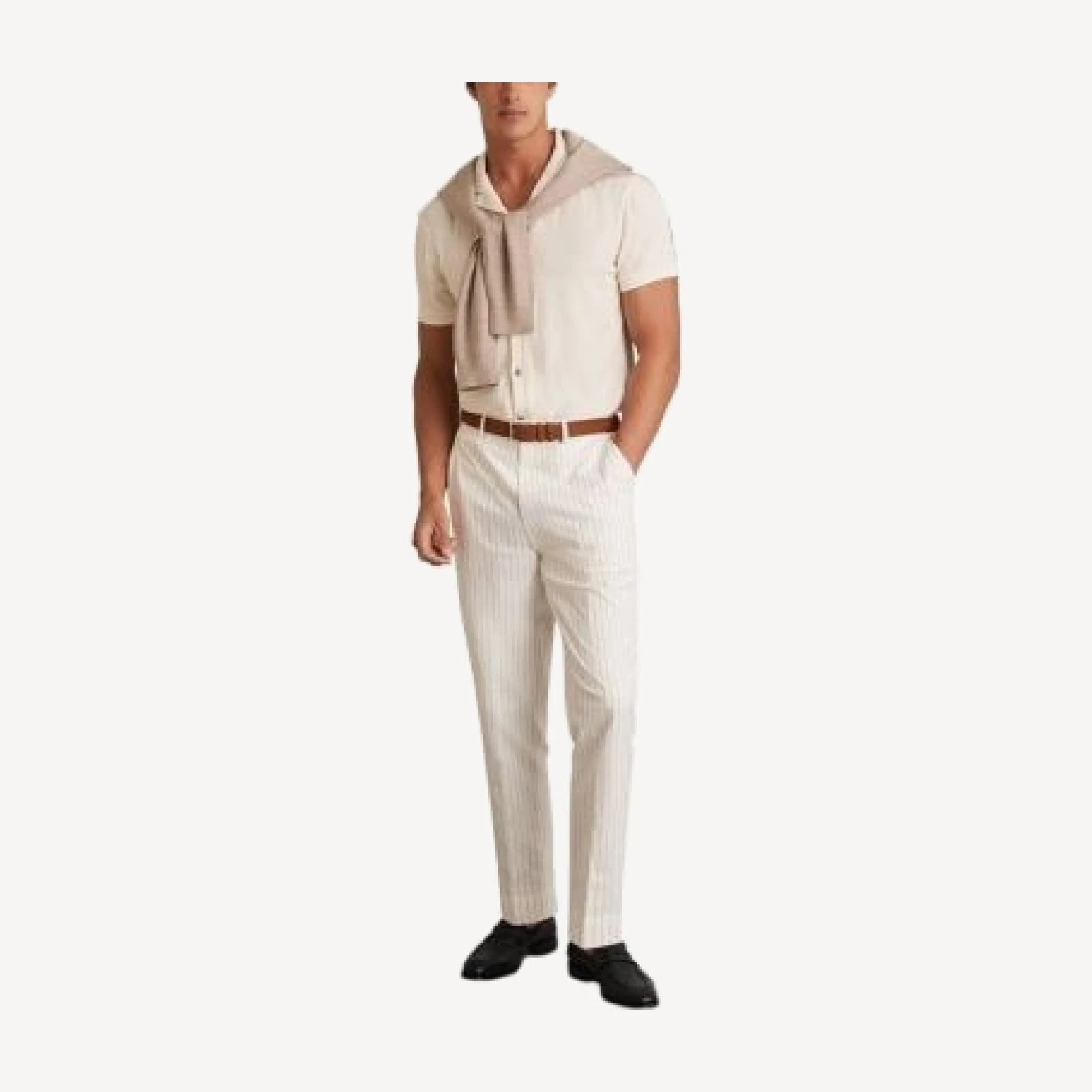 Reiss Short Sleeve Terry Camp Shirt