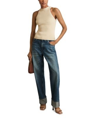 Reiss Lacey High Neck Top