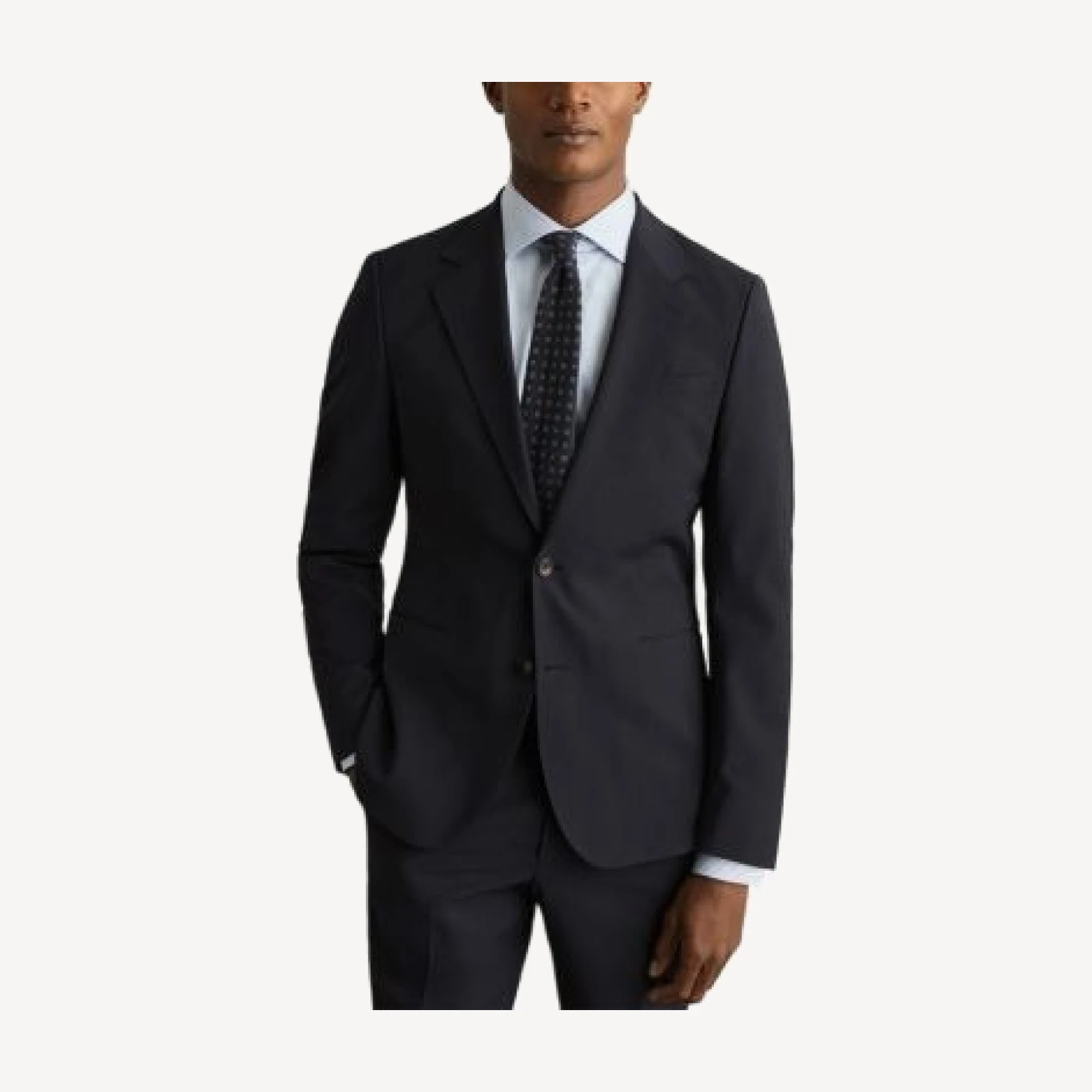 Reiss Plain Weave Tailored Fit Suit Jacket