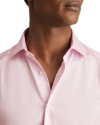 Reiss Remote Regular Fit Satin Cotton Shirt