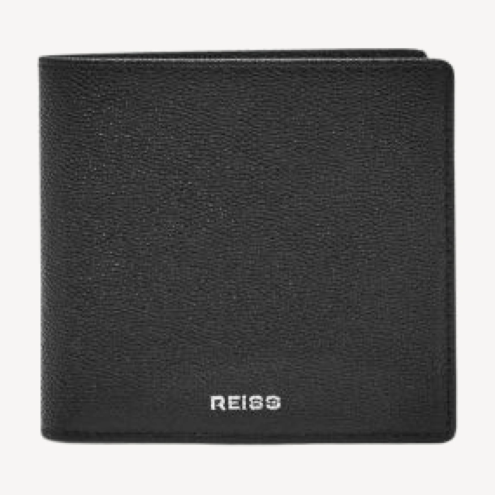 Reiss Micro Grain Leather Logo Wallet