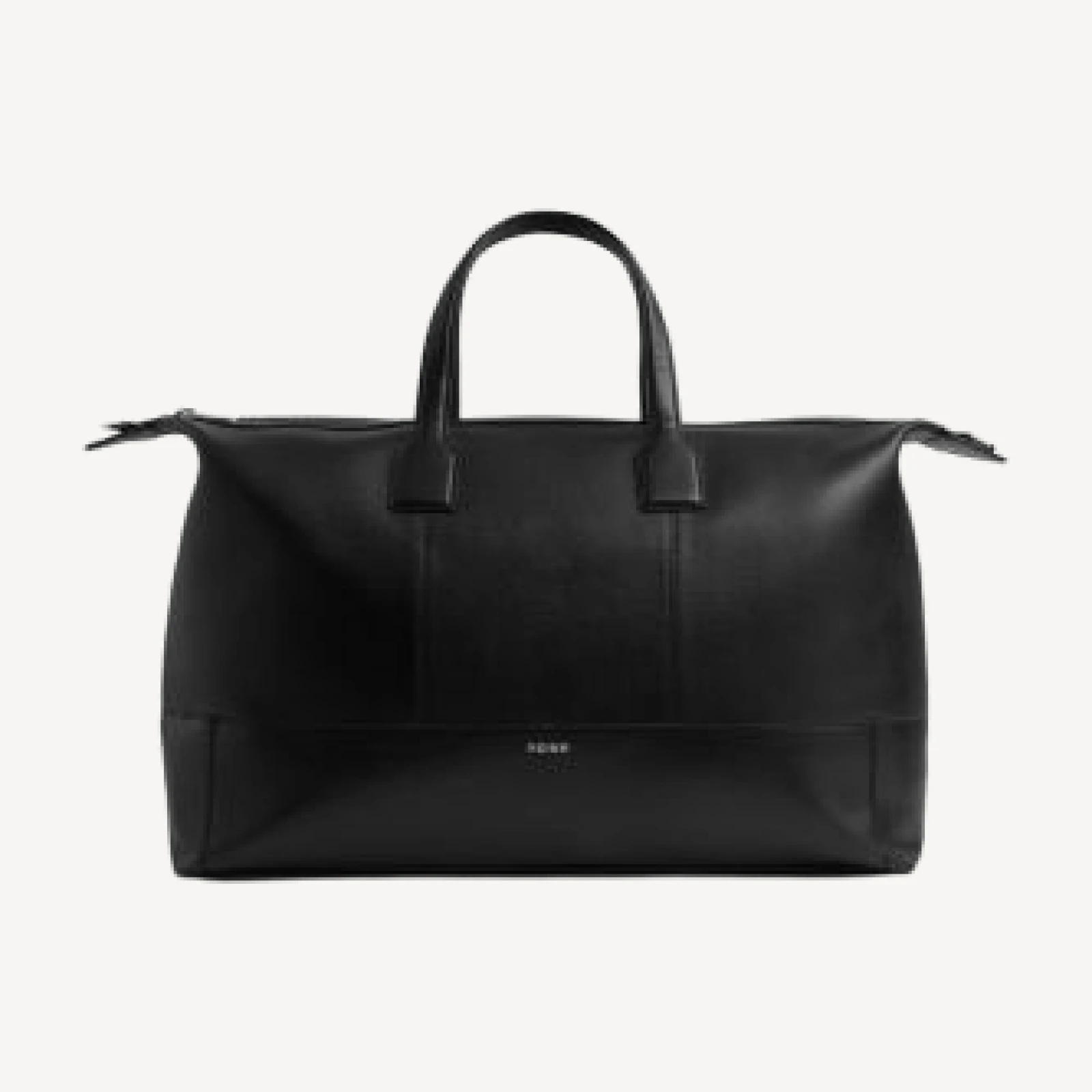 Reiss Micro Grain Leather Hold All Bag