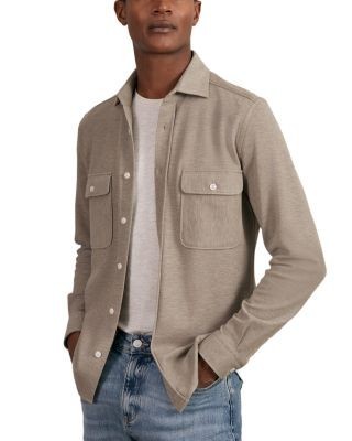 Reiss Forsithe Textured Twin Pocket Overshirt