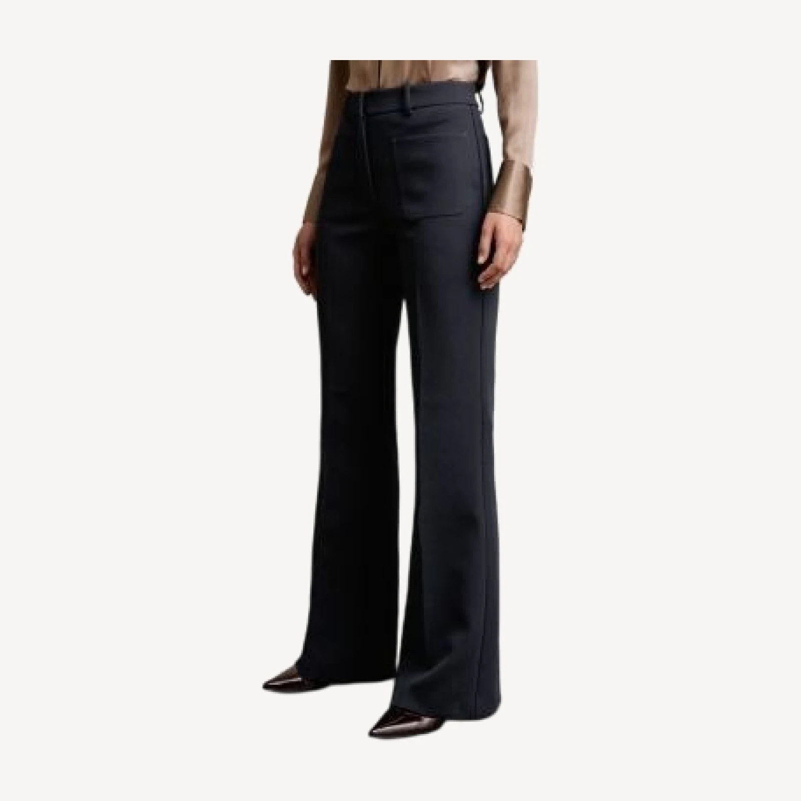Reiss Priya Flare Leg Trousers