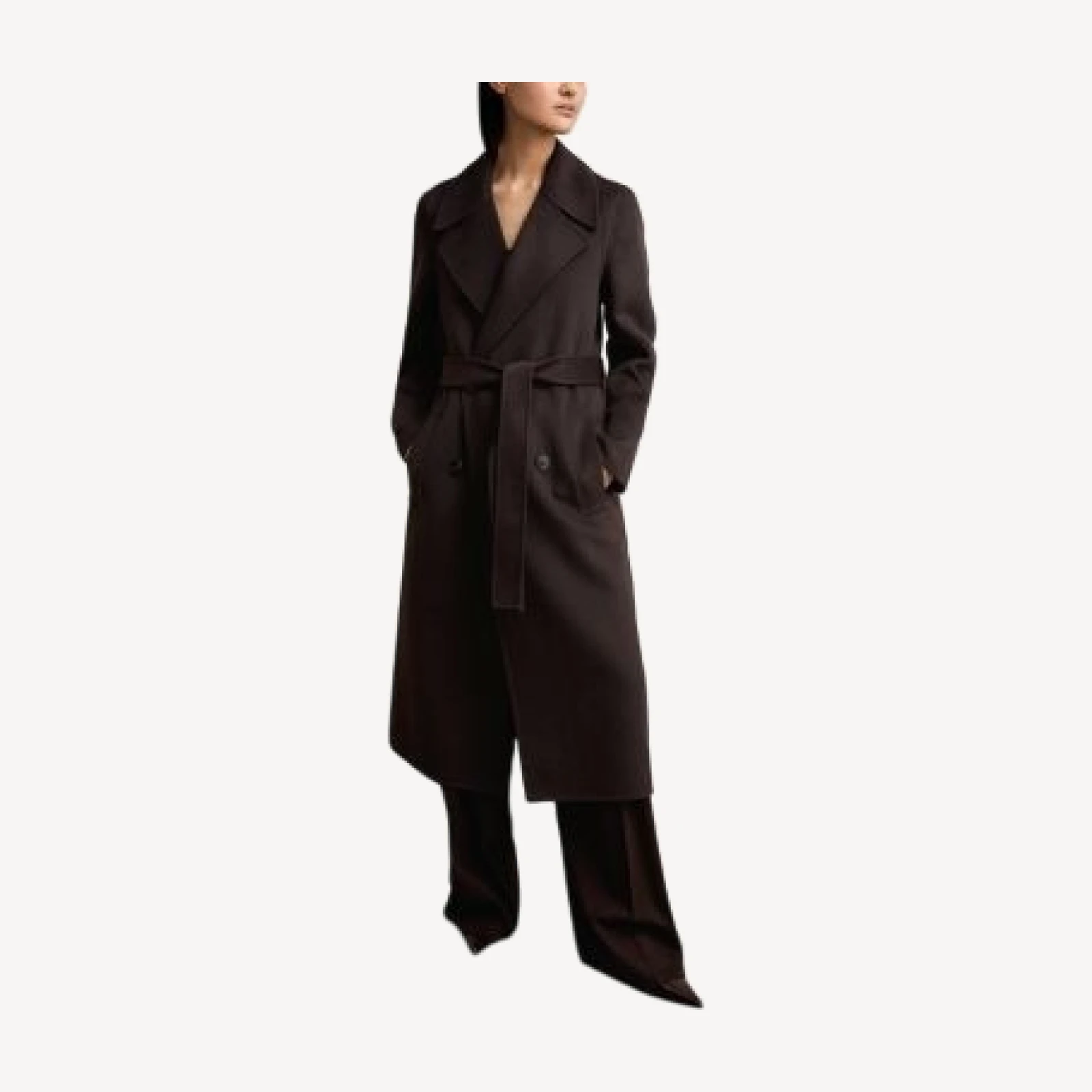 Reiss Rene Double Breasted Blindseam Coat
