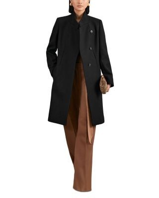 Reiss Wool Blend Mid Length Coat