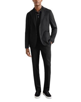 Reiss Tivolli Long Sleeved Textured Polo