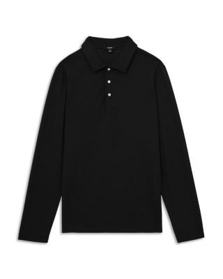 Reiss Tivolli Long Sleeved Textured Polo