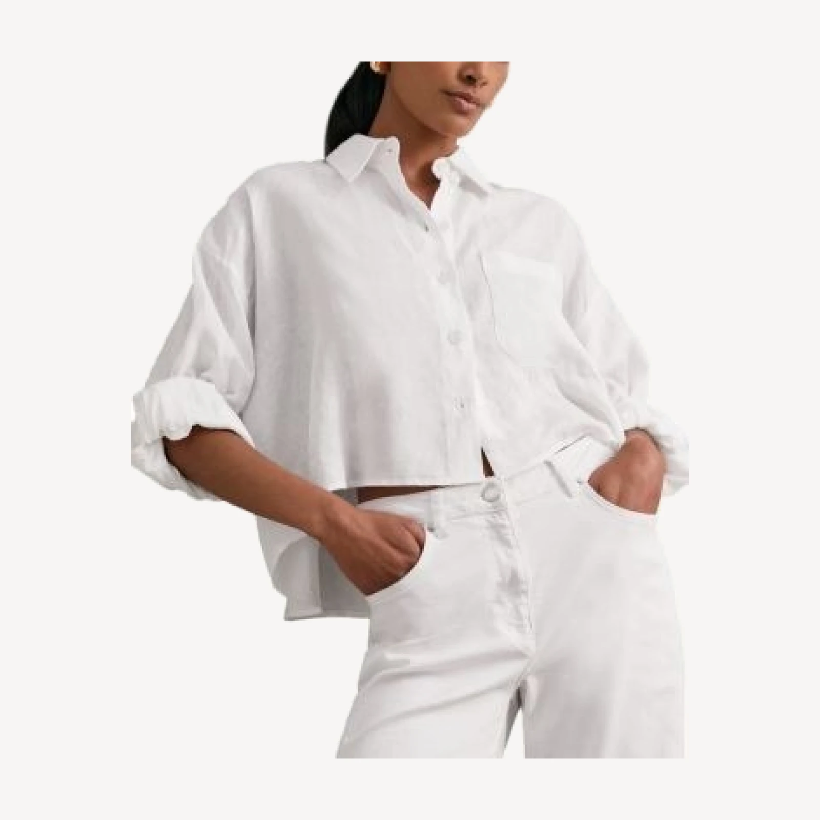 Reiss Solena Linen Shirt