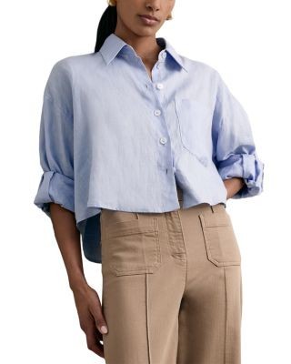 Reiss Solena Linen Shirt
