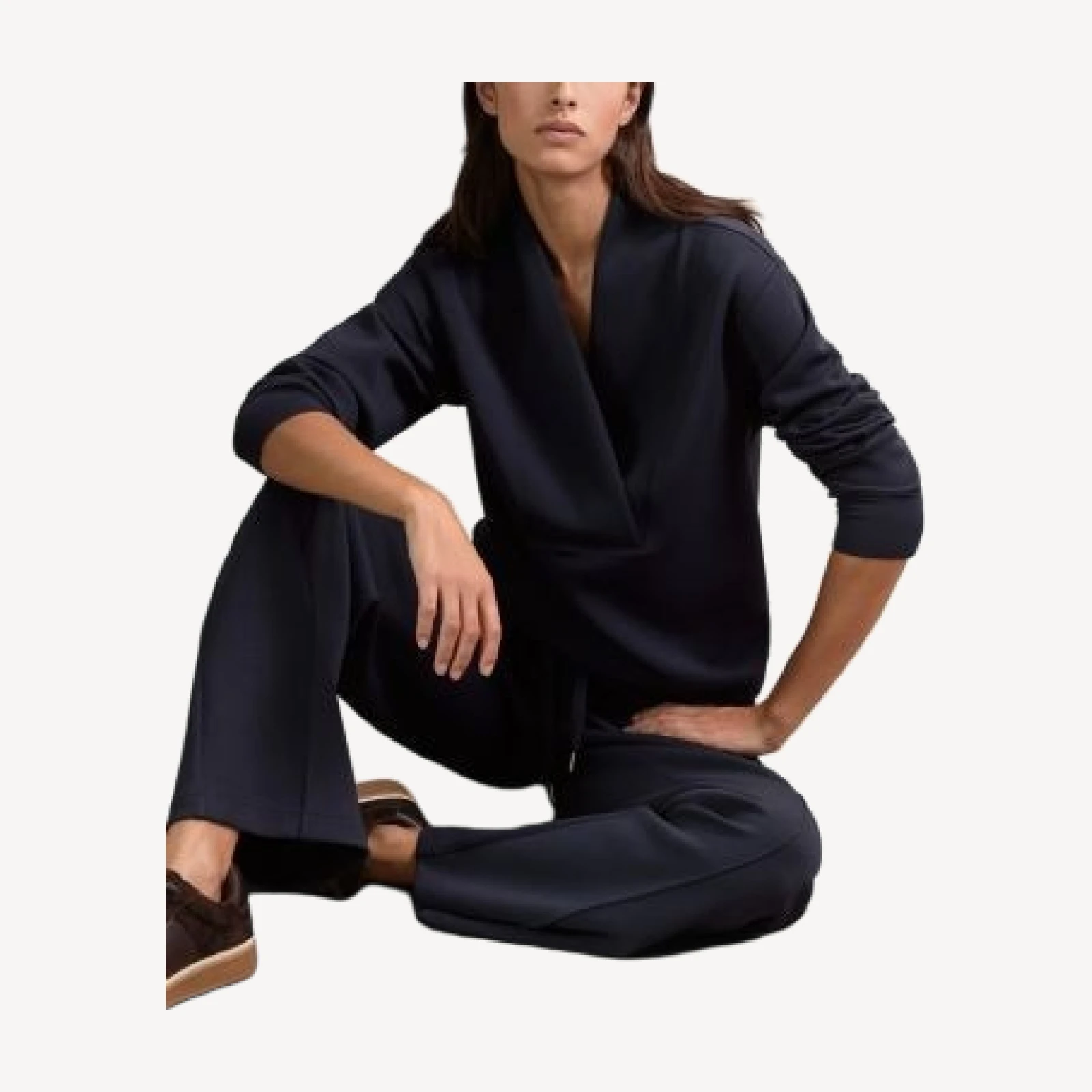 Reiss Annabel Shawl Neck Top