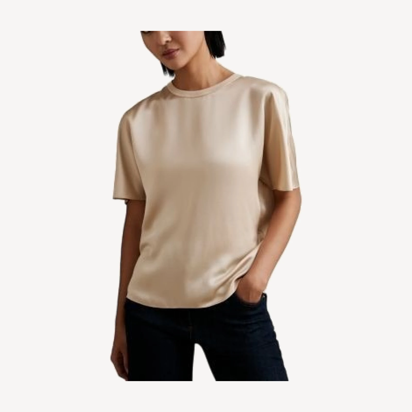 Reiss Lena Silk Top