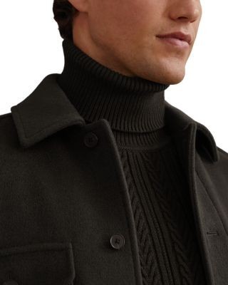 Reiss Liam Long Sleeve Button Front Overshirt