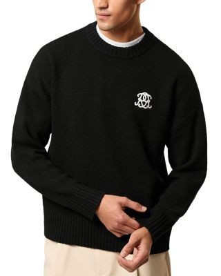 Reiss Archibald Motif Crewneck Jumper Sweater
