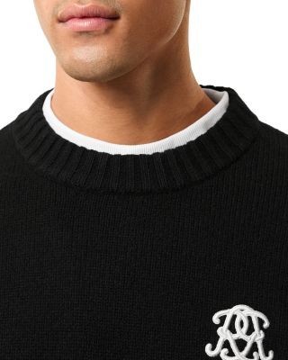 Reiss Archibald Motif Crewneck Jumper Sweater