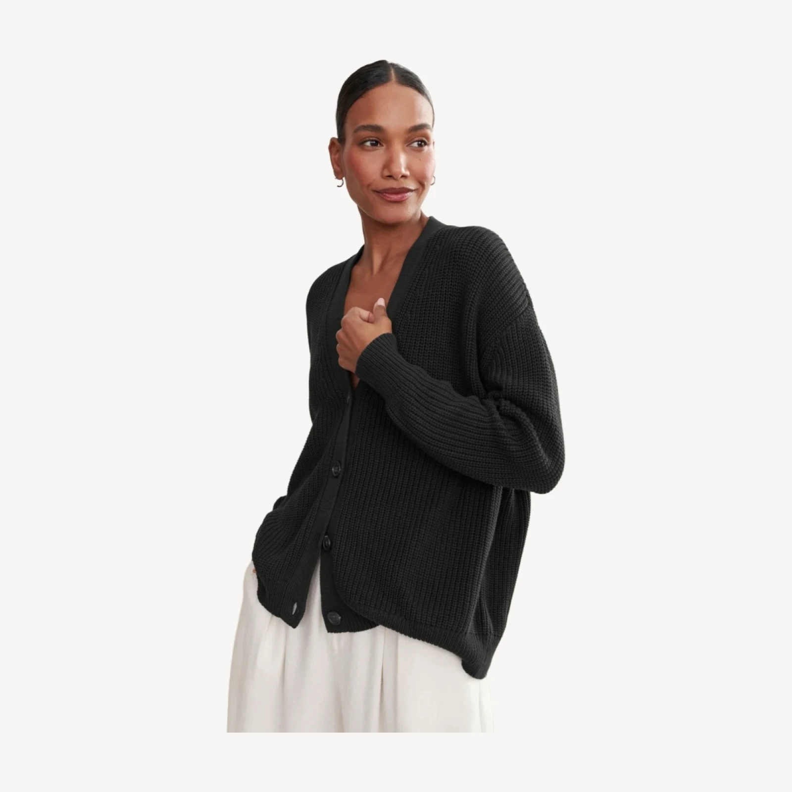 Cotton Cocoon Cardigan