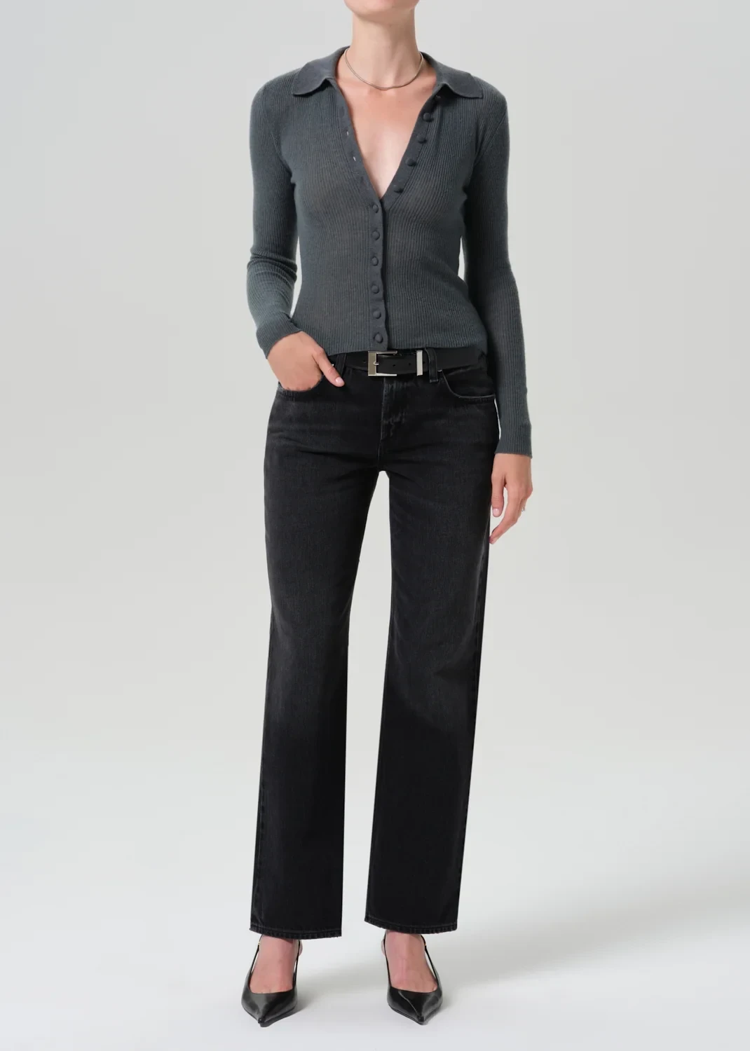 Faye Vintage Straight Long in Raine