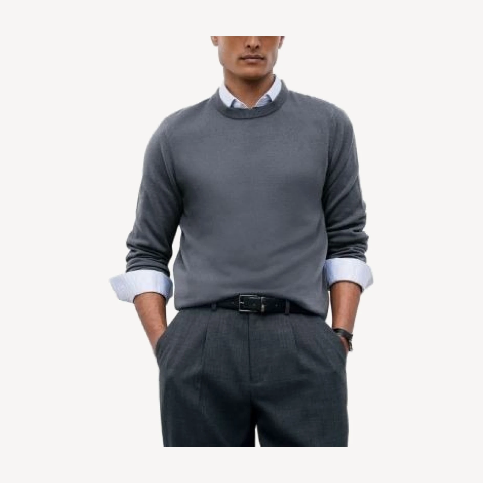 Reiss Men's Cashmere Crewneck Sweater