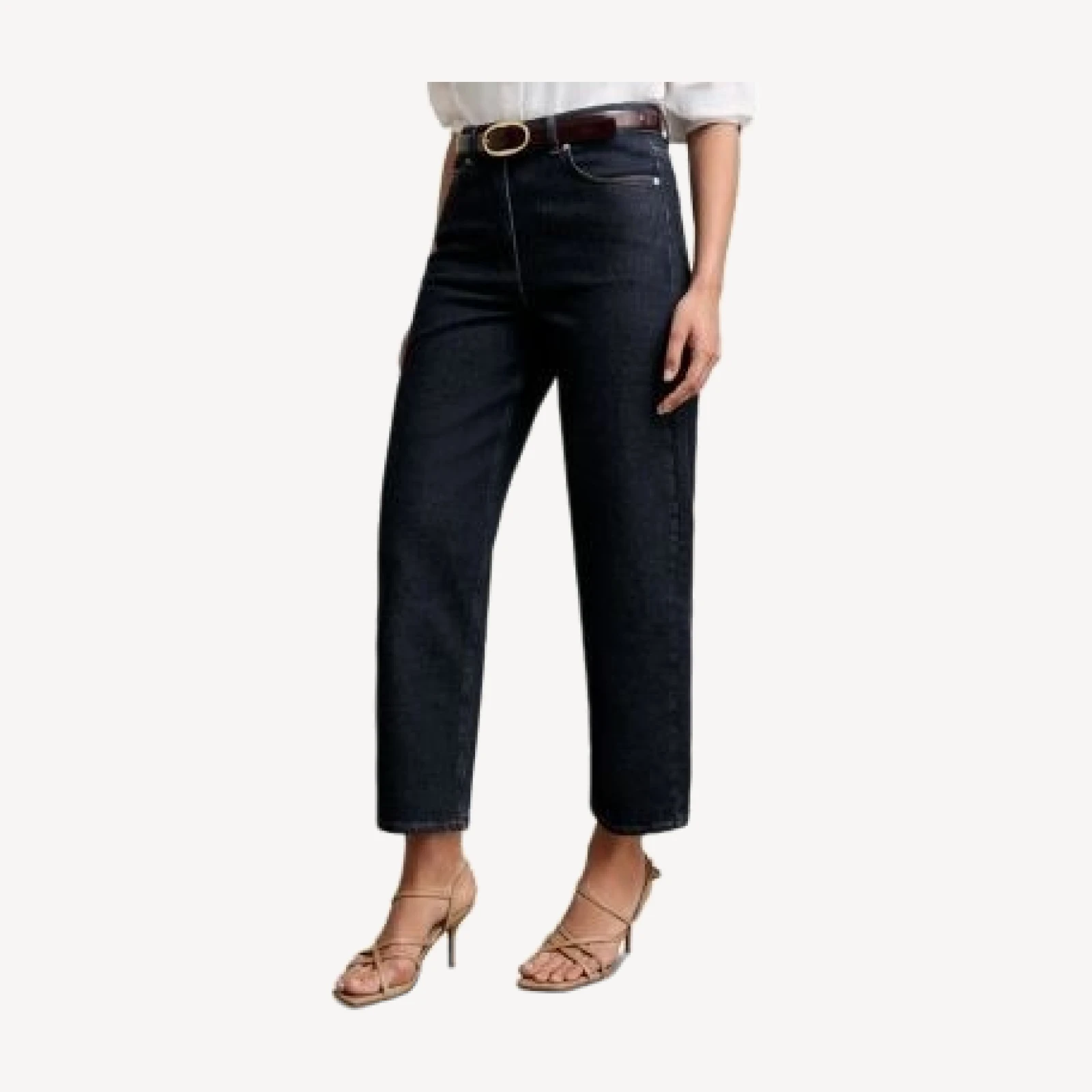 Reiss Petites Selin Straight Jeans in Dark Blue
