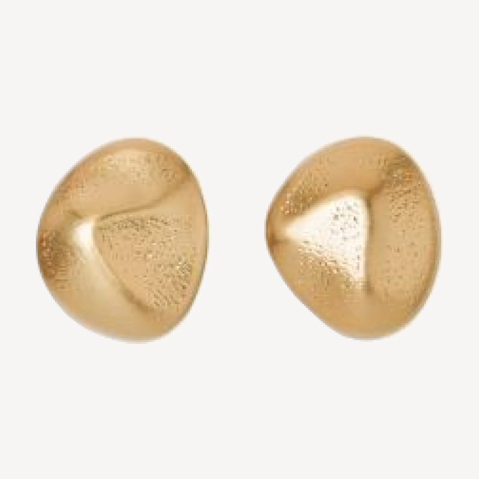 Reiss Pernilla Sculptural Nugget Stud Earrings