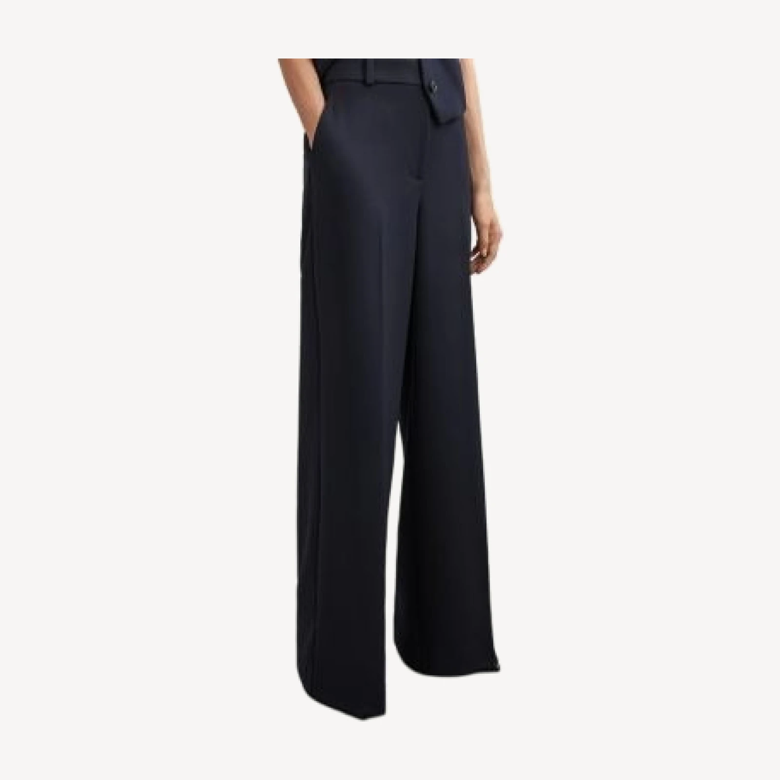 Reiss Petite Gabi Wide Leg Pants