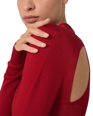 Reiss Cutout Knitted Maxi Dress