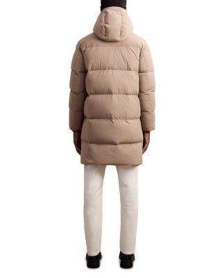 Reiss Moon Longline Quilted Down Coat