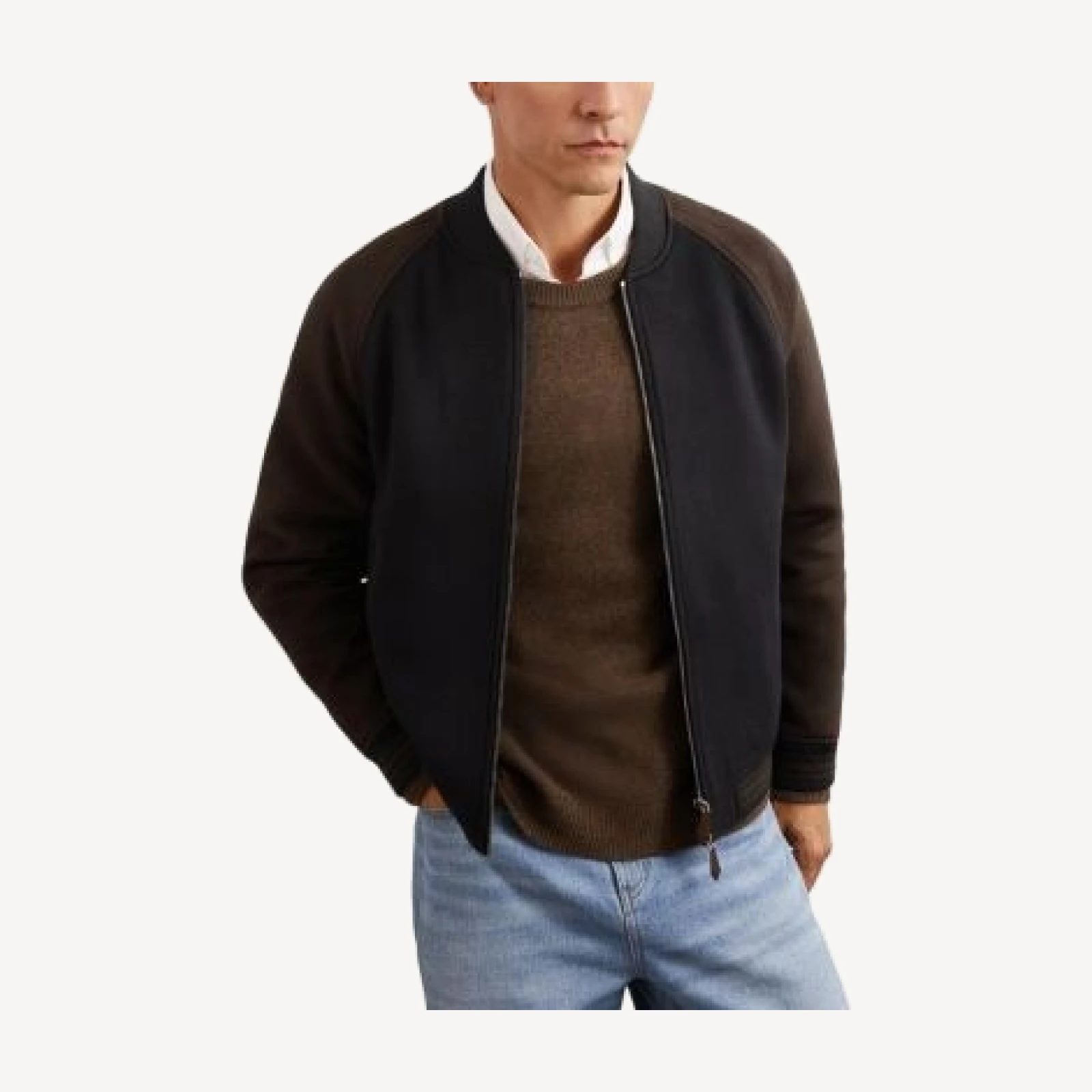Reiss Color Block Jacket