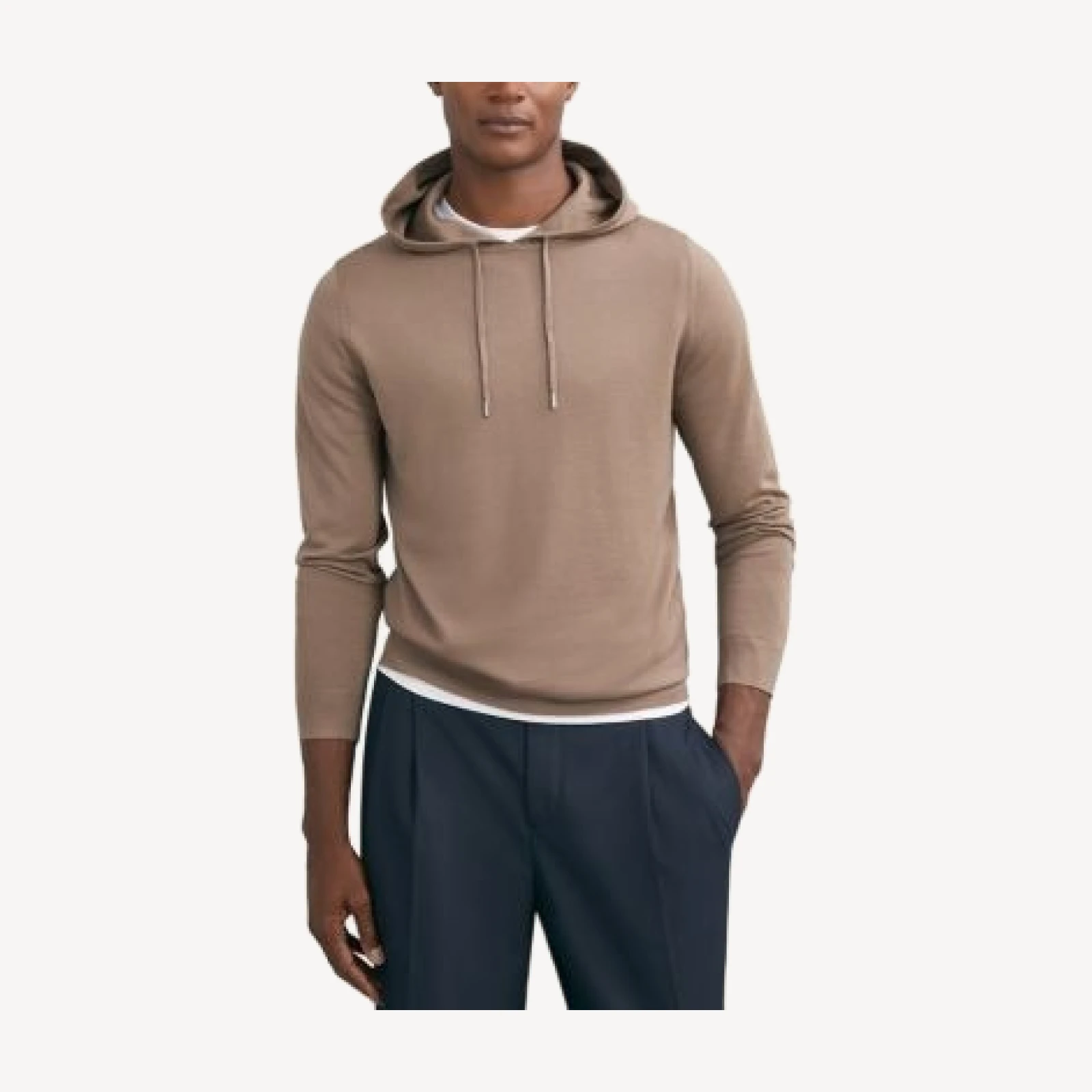 Reiss Holland Merino Wool Pullover Hoodie