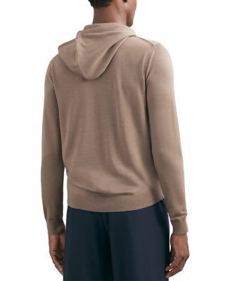 Reiss Holland Merino Wool Pullover Hoodie