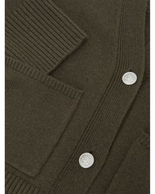 Reiss Maya Wool Button Detail Cardigan