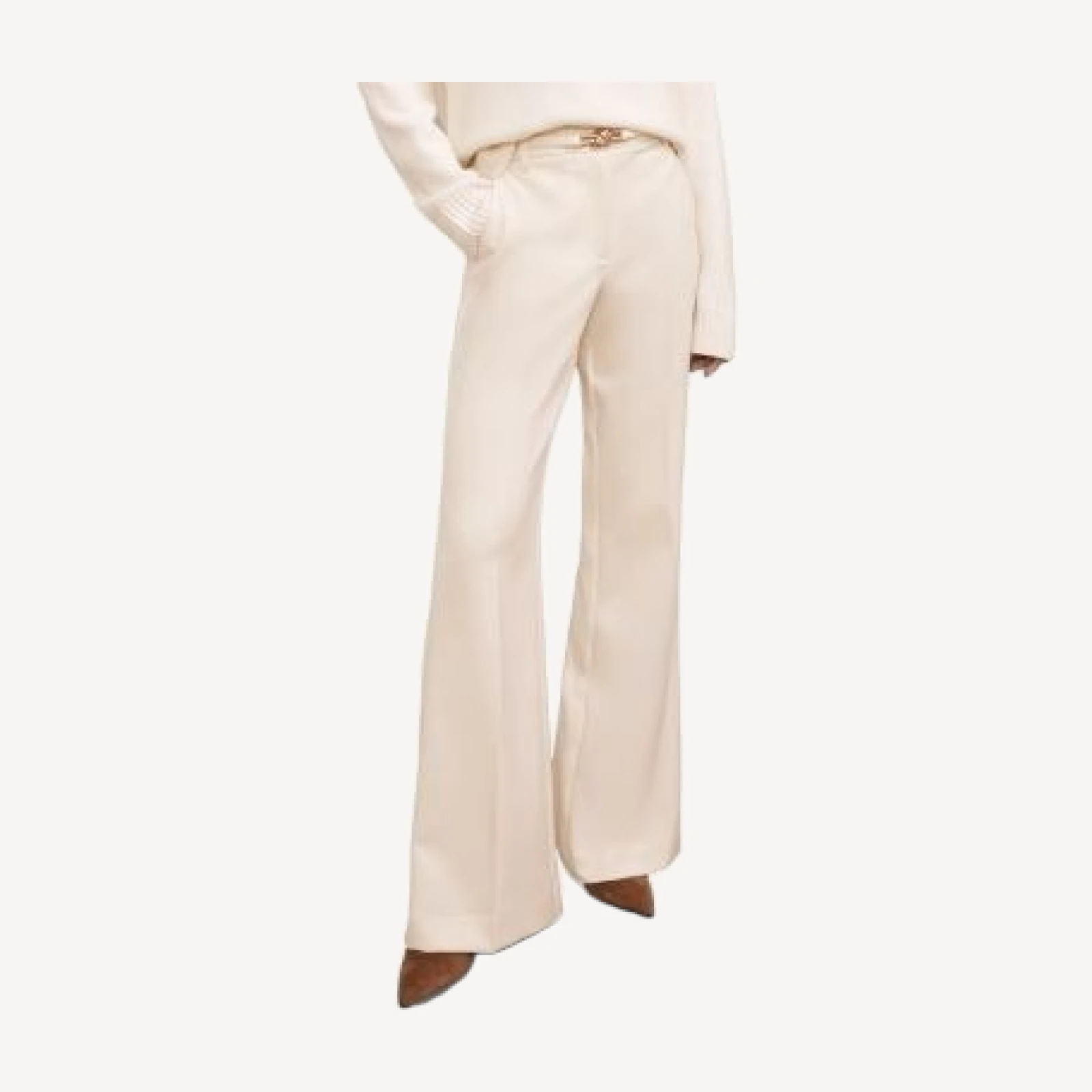 Reiss Leona Hardware Flare Trousers