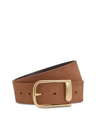 Reiss Iyla Women's Half Keeper Suede Belt