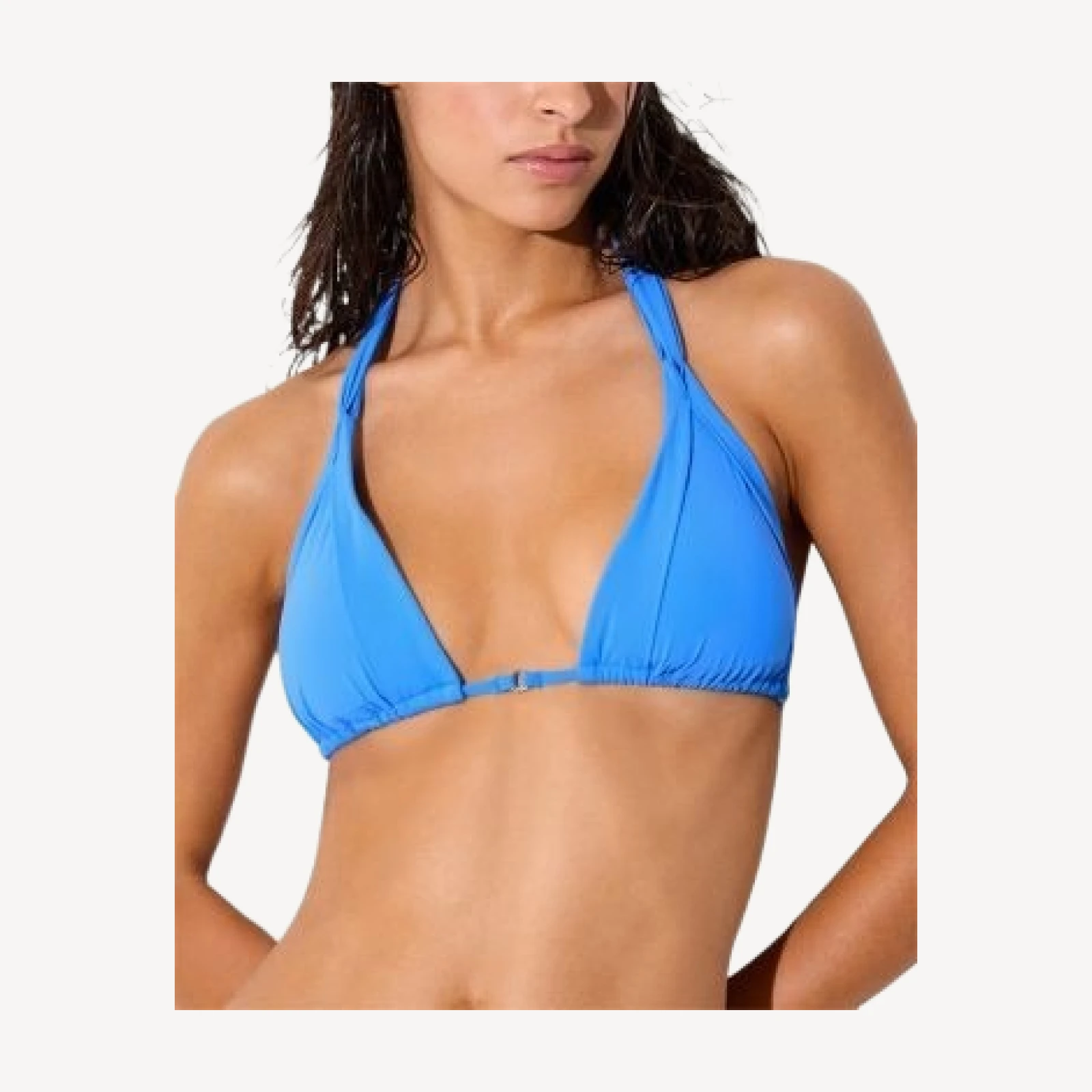 Reiss Matilda Pleated Triangle Bikini Top