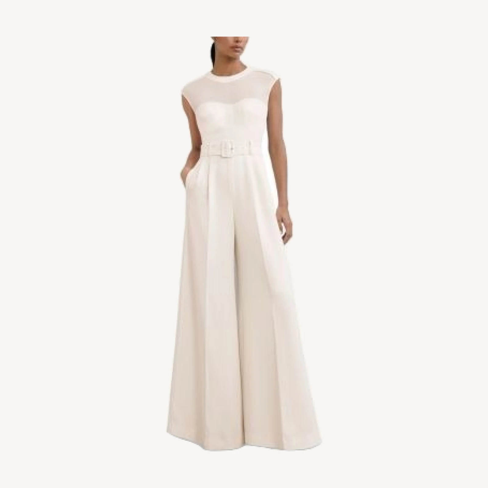 Reiss Petite Alba Belted Jumpsuit