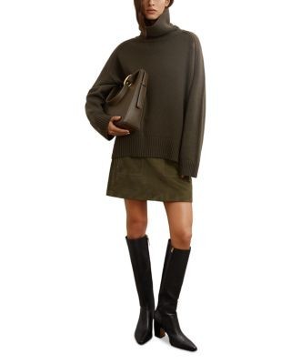 Reiss Tate Suede Skirt