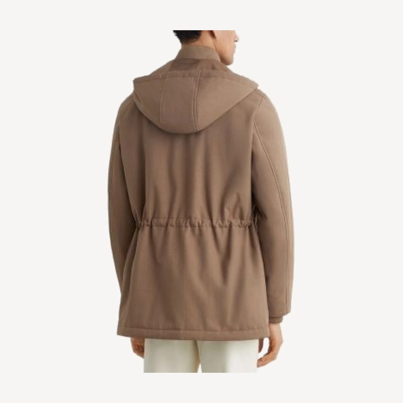 Reiss Hooded Zip Through Lord Coat