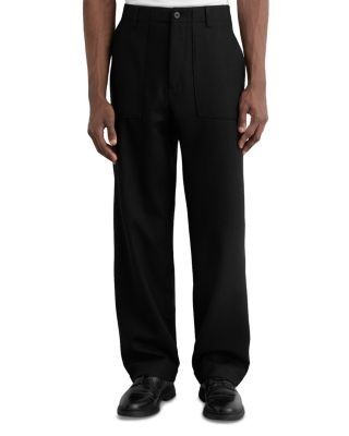 Reiss Wool Wide Leg Trousers